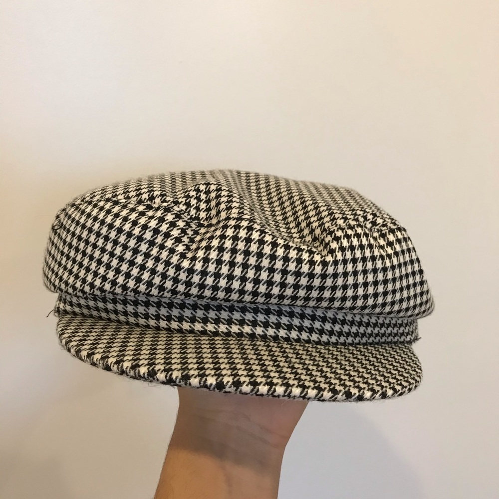 Zara Houndstooth Fisherman Hat